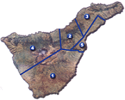 Plano de Tenerife  Dominacion de Origen