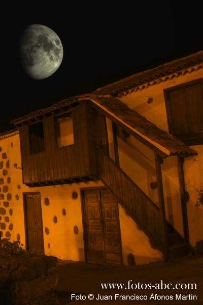 Foto nocturna de Tenerife