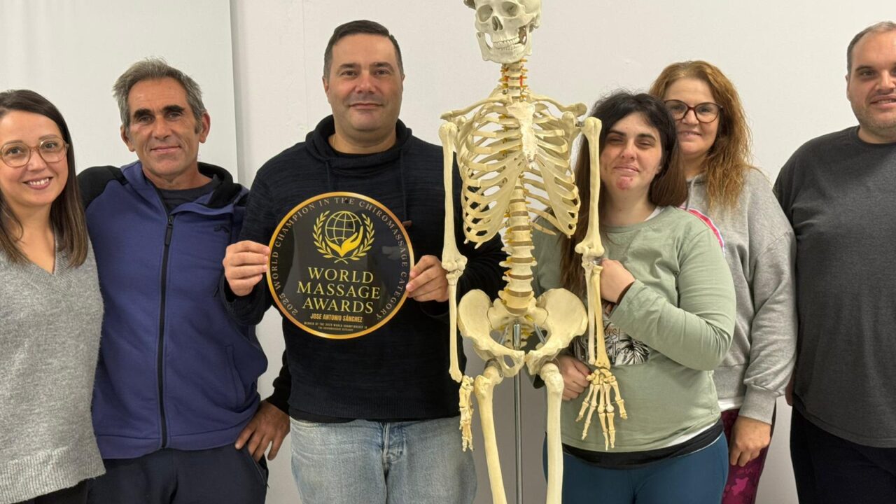 José Antonio Sánchez campeón mundial del quiromasaje, El quiromasaje ya tiene líder mundial: José Antonio Sánchez, campeón del quiromasaje por los World Massage Championship Awards